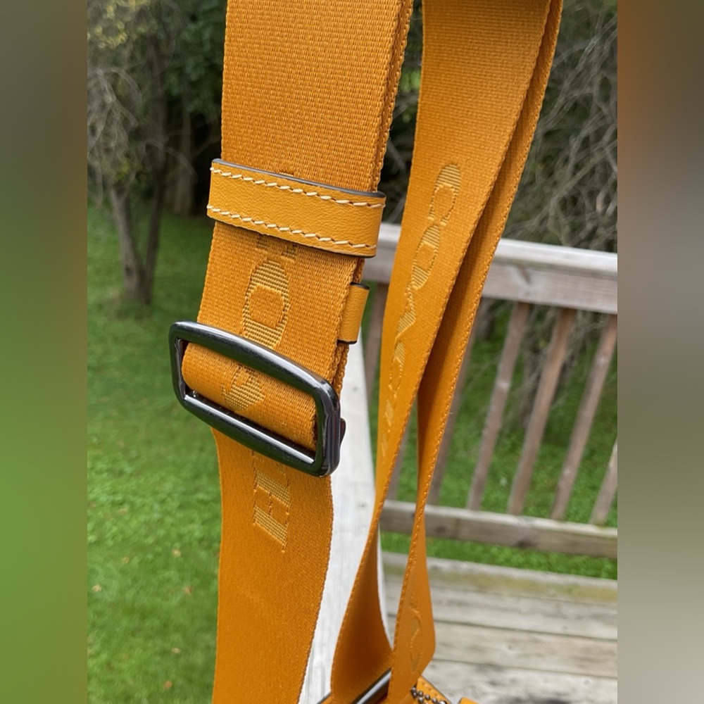 Coach Men's Racer Sling - Mandarin Orange NWT - Picture 8 of 11